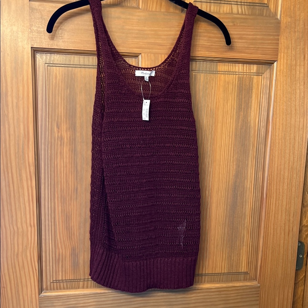 Madewell Deep Purple Knit Tank